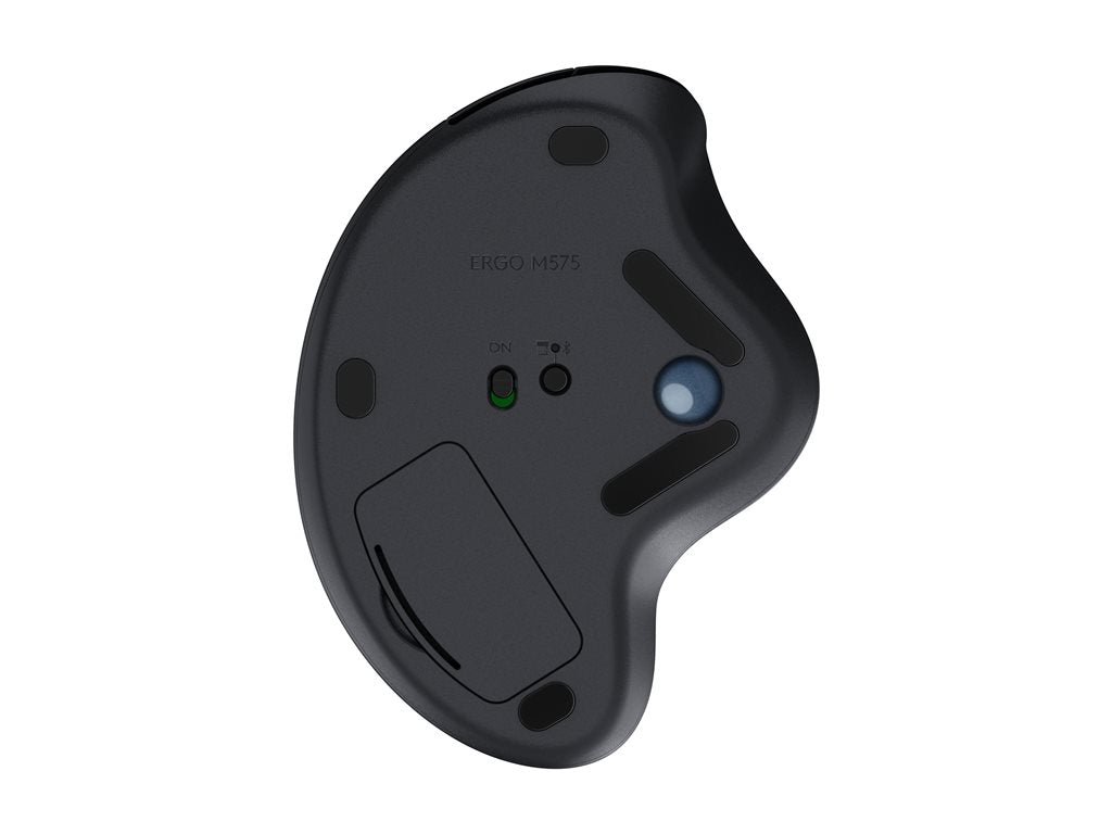 Logitech Ergo Series ERGO M575 - Trackball - optical - 5 buttons - wireless - Bluetooth, 2.4 GHz - USB wireless receiver