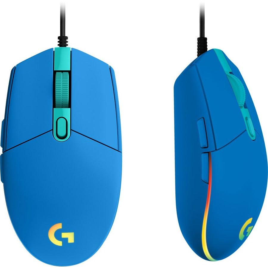 Logitech G G203 Lightsync Mouse Ambidextrous Usb Type-A 8000 Dpi