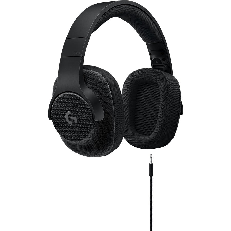Logitech G G433 7.1 Surround Gaming Headset Wired Head-Band Black
