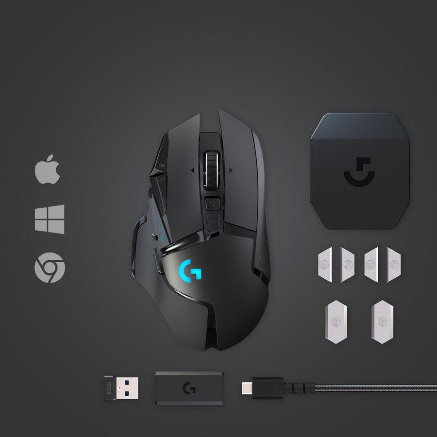 Logitech G G502 Lightspeed Wireless Gaming Mouse Right-Hand Rf Wireless Optical 16000 Dpi