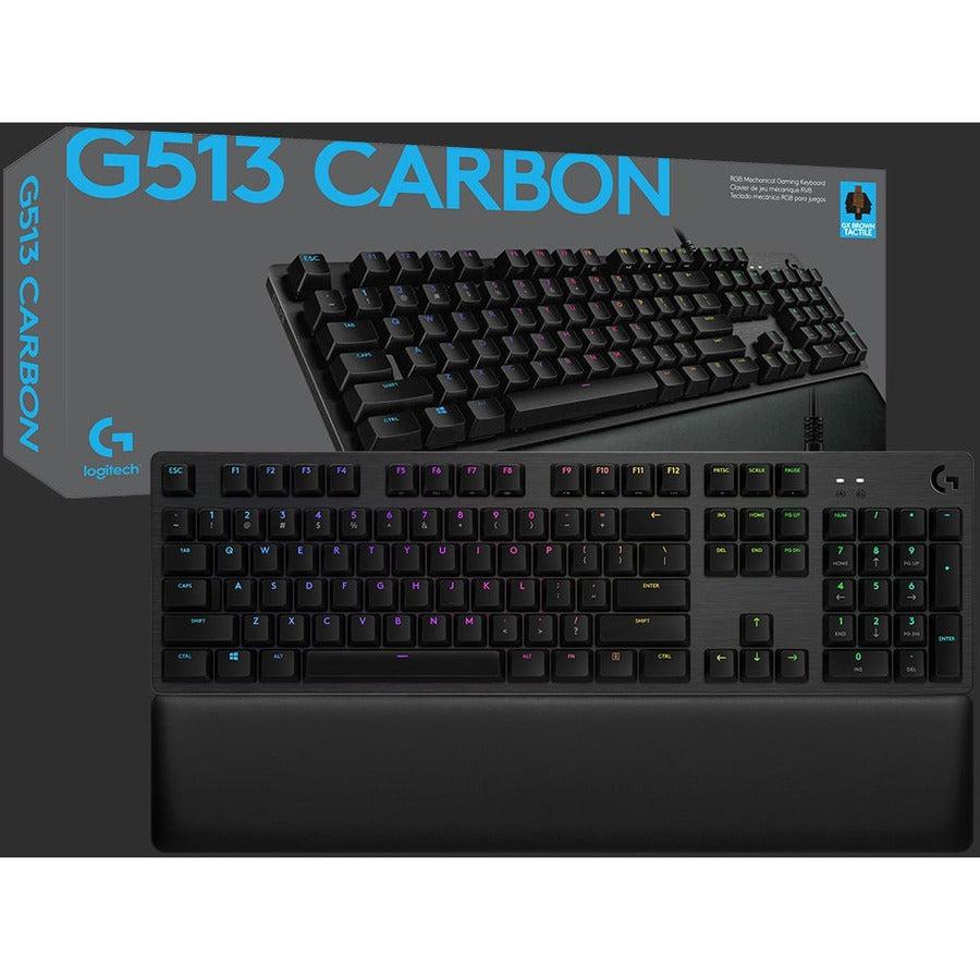 Logitech G G513 Carbon, Gx Brown Keyboard Usb Qwerty English