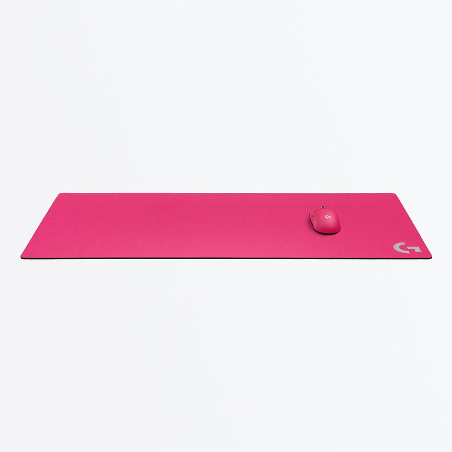 Logitech G G840 XL Gaming Mouse Pad - Surface Texture - 15.75 x 35.43 Dimension - Pink - R