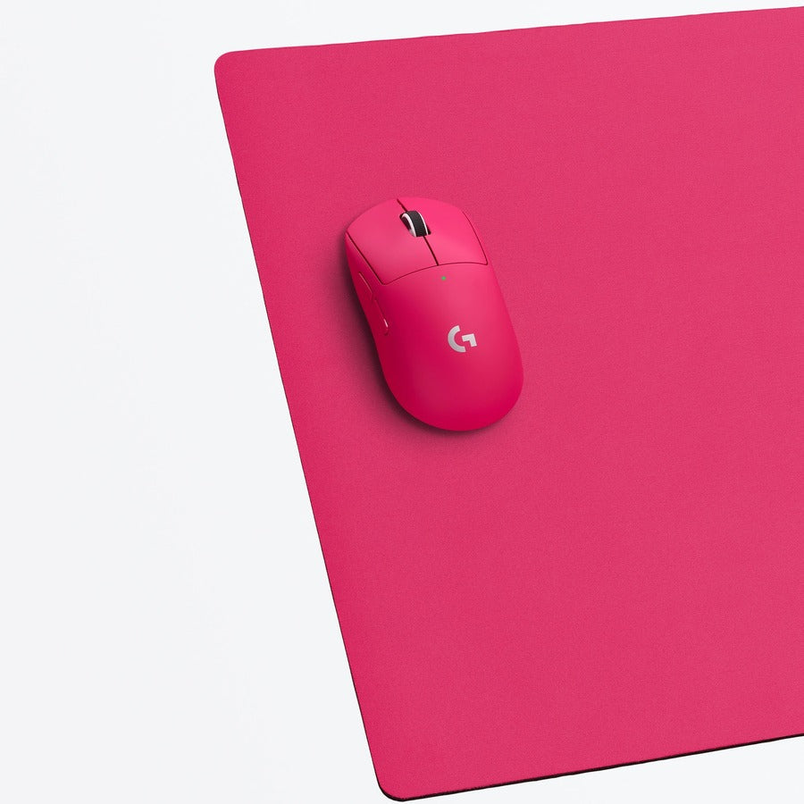 Logitech G G840 XL Gaming Mouse Pad - Surface Texture - 15.75 x 35.43 Dimension - Pink - R