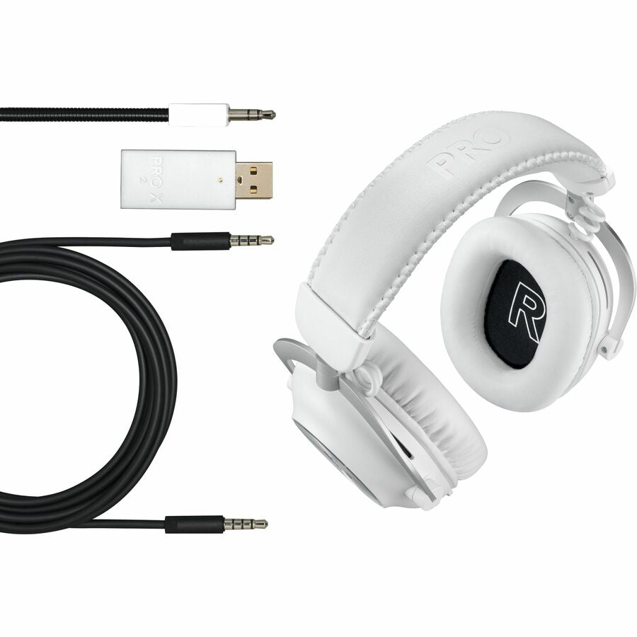 Logitech G PRO X 2 LIGHTSPEED Wireless Gaming Headset, Detachable Boom Mic, 50mm Graphene