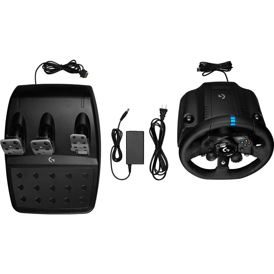 Logitech G923 Gaming Steering Wheel, Gaming Pedal