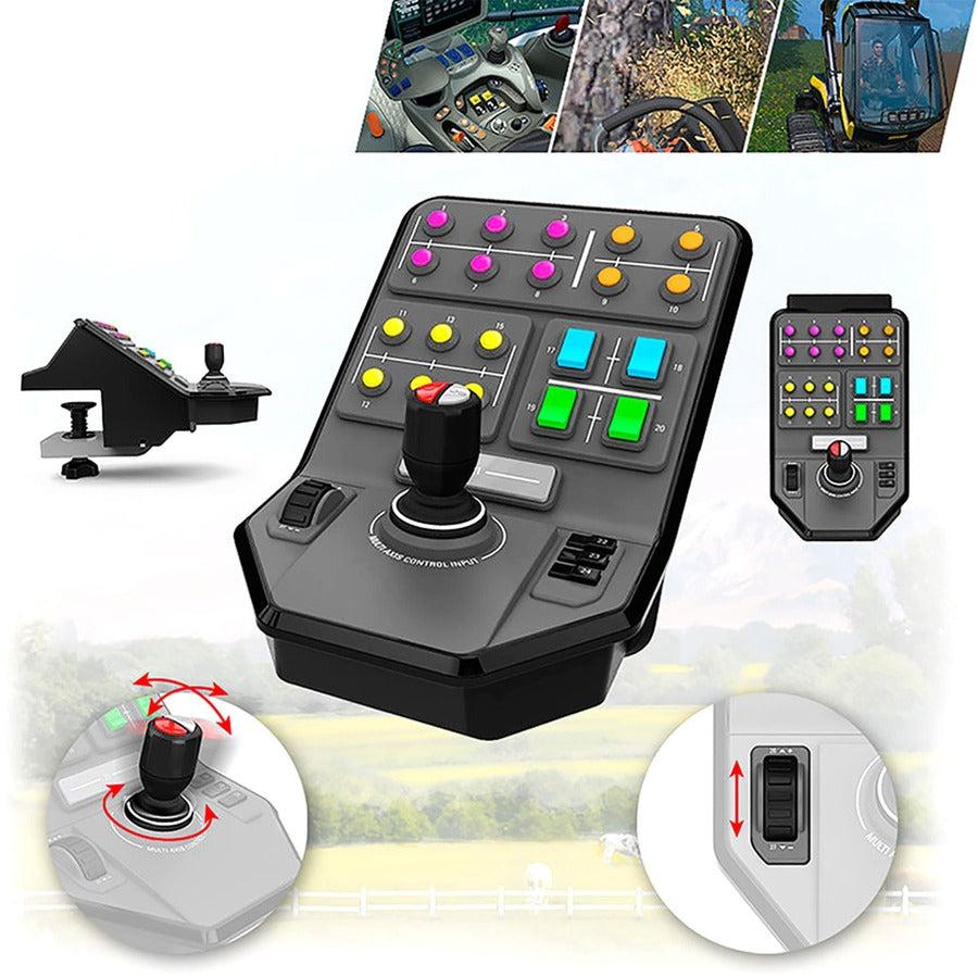 Logitech Heavy Equipment Side Panel - Joystick - Wired - For Pc