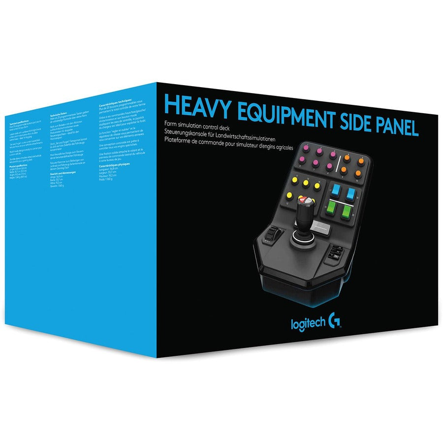 Logitech Heavy Equipment Side Panel - Joystick - Wired - For Pc