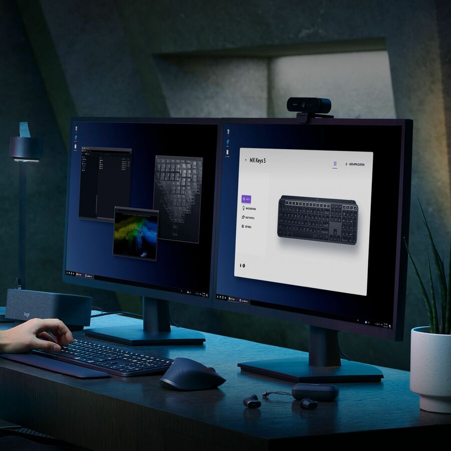 Logitech Keyboard - Wireless Connectivity - Bluetooth - USB Type C Interface - PC, Mac -