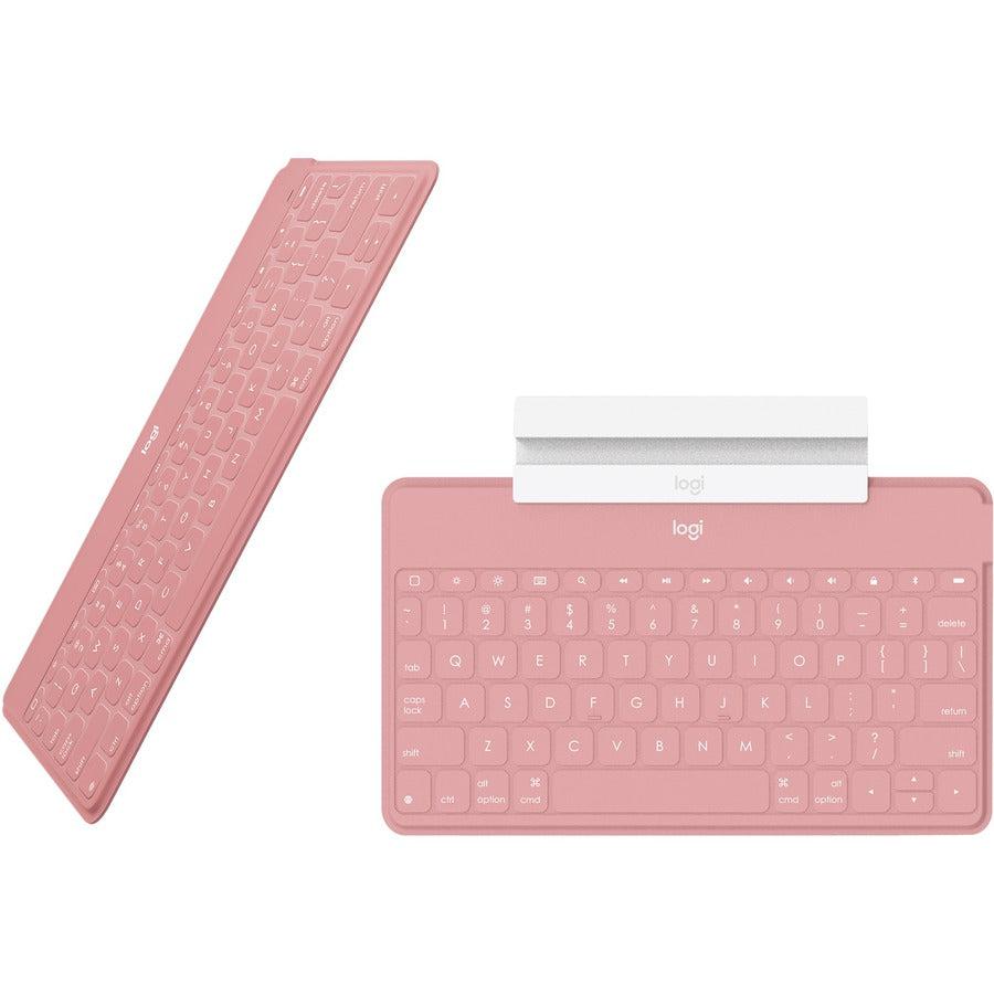 Logitech Keys-To-Go Pink, White Bluetooth