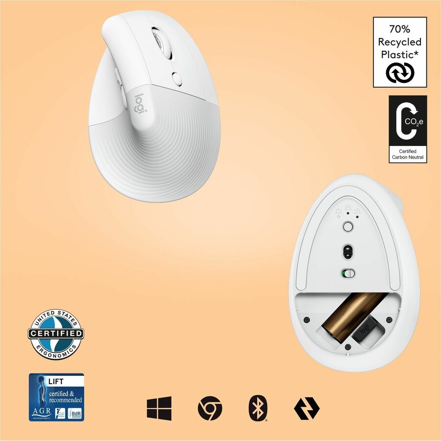 Logitech Lift Ergo Mouse 910-006469