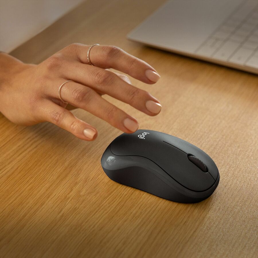 Logitech M240 Silent Bluetooth Mouse - Travel Mouse - Wireless - Bluetooth - Graphite -