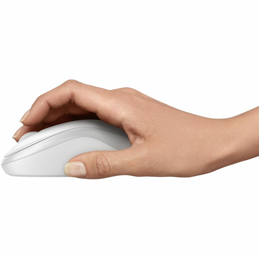Logitech M240 Silent Bluetooth Mouse - Travel Mouse - Wireless - Bluetooth - Off White -