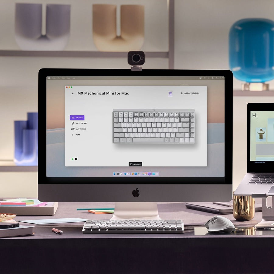 Logitech MX Mechanical Mini for Mac Wireless Illuminated Performance Keyboard 920-010553