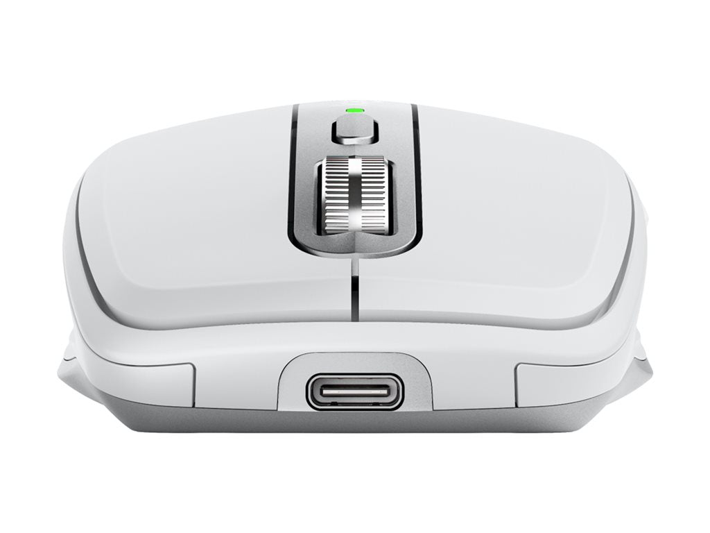 Logitech Master Series MX Anywhere 3S for Mac - Mouse - 6 buttons - wireless - Bluetooth - pale gray 910-006944