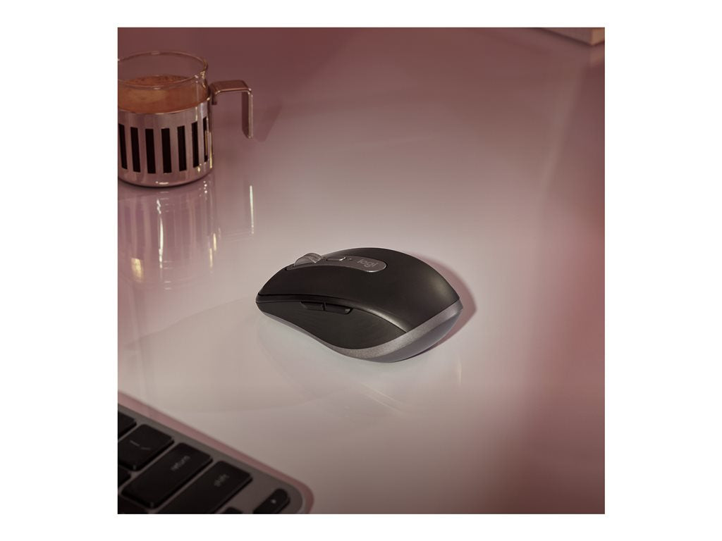 Logitech Master Series MX Anywhere 3S for Mac - Mouse - optical - 6 buttons - wireless - Bluetooth - space gray 910-006945