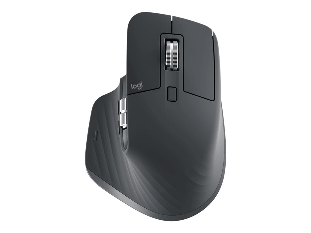 Logitech Master Series MX Master 3S - Mouse - ergonomic - optical - 7 buttons - wireless - Bluetooth, 2.4 GHz - Logitech