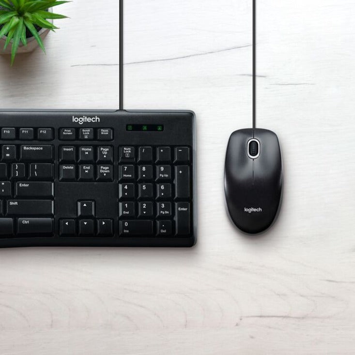 Logitech Media Combo MK200 Keyboard & Mouse - Retail 920-002714