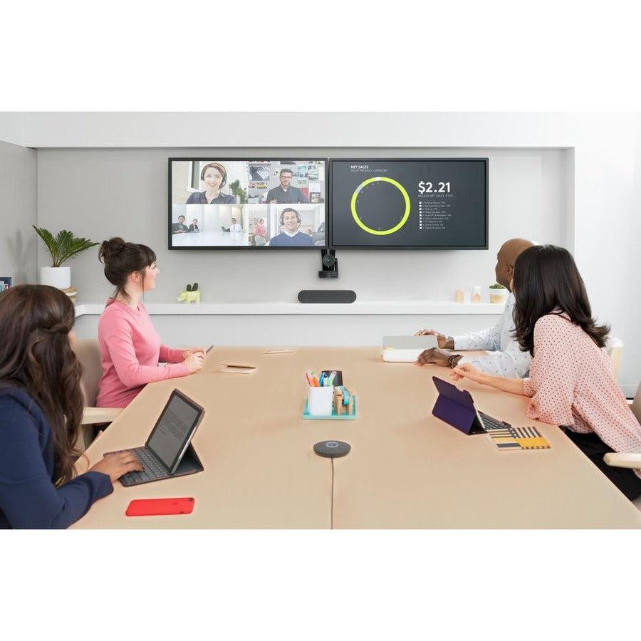 Logitech MeetUp Video Conference Camera - 4K Ultra HD Webcam | Logitech 960-001217