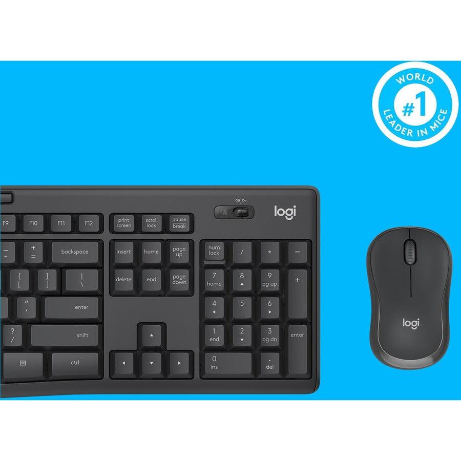 Logitech Mk295 Keyboard Rf Wireless Black