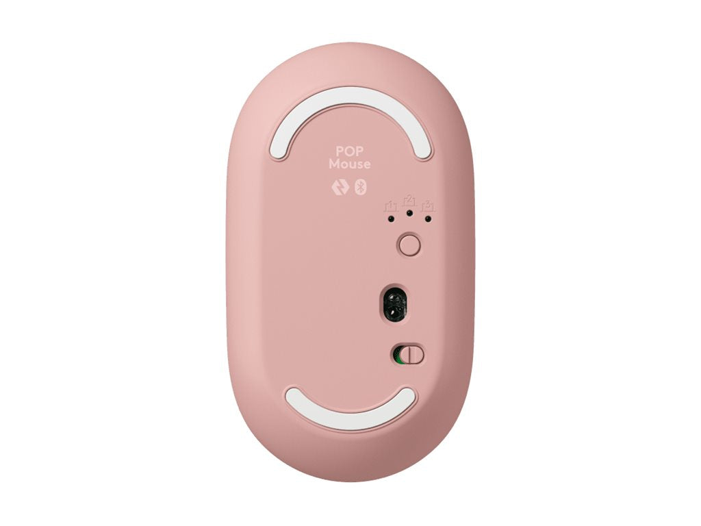 Logitech POP Icon Combo - Keyboard and mouse set - wireless - Bluetooth LE - QWERTY - English - rose, off-white 920-013105