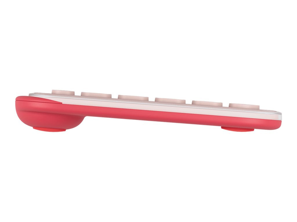 Logitech POP Icon Keys - Keyboard - wireless - Bluetooth LE - QWERTY - English - off-white, rose 920-013049