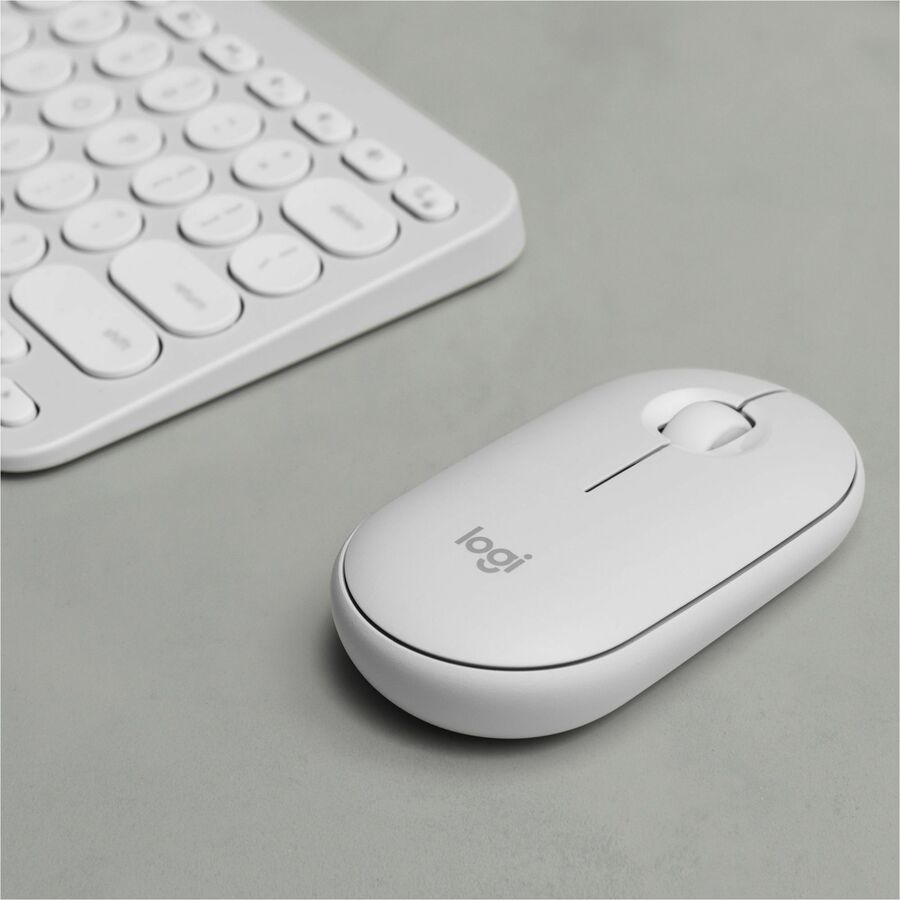 Logitech Pebble 2 Combo for Mac Wireless Keyboard and Mouse - USB Type A Wireless