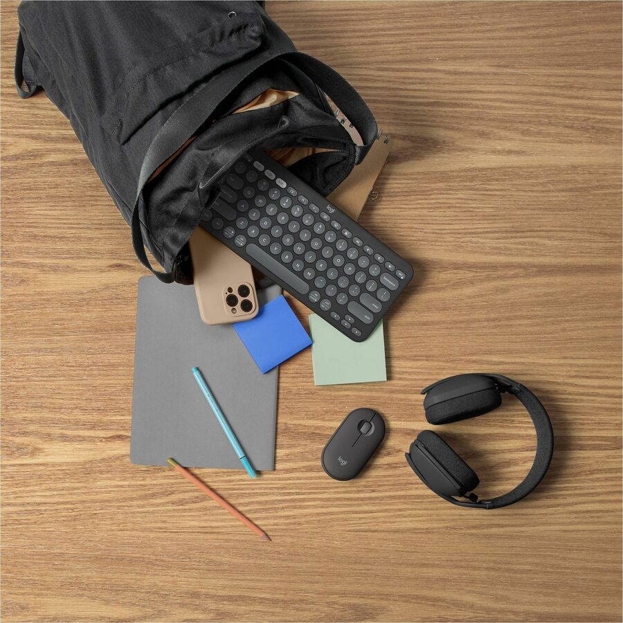 Logitech Pebble Keys 2 K380s Multi-device Bluetooth Wireless Keyboard - Wireless