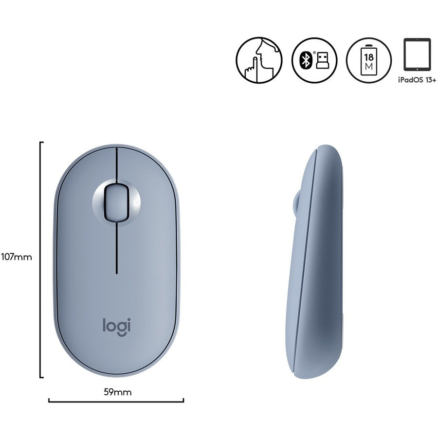 Logitech Pebble Wireless Mouse M350 910-005773