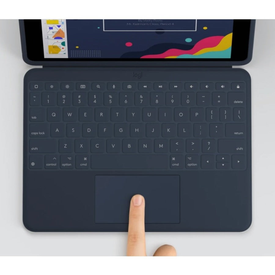 Logitech Rugged Combo 3 Rugged Keyboard/Cover Case Apple iPad (8th Generation), iPad (7th