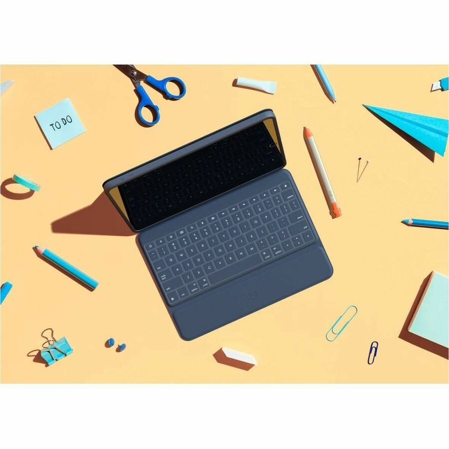 Logitech Rugged Combo 4 Rugged Keyboard/Cover Case Apple iPad (10th Generation) Tablet,