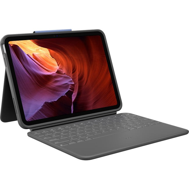 Logitech Rugged Folio Rugged Keyboard/Cover Case (Folio) for 10.9 Apple 920-011295