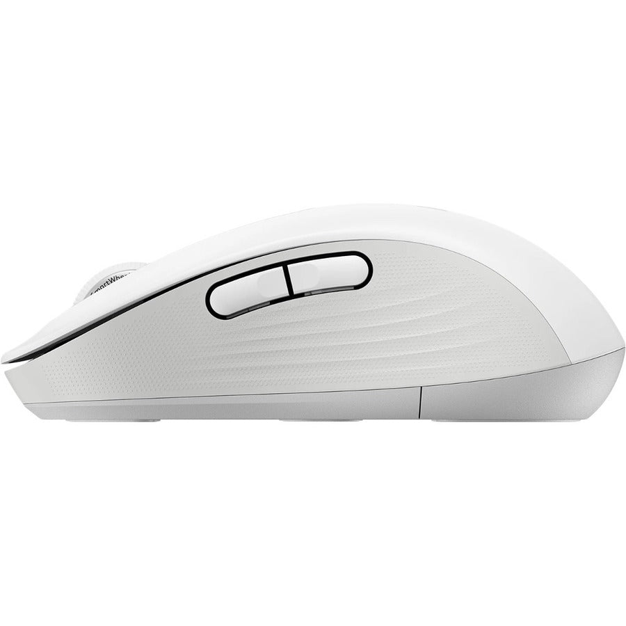 Logitech Signature M650 Mouse - Optical - Wireless - Bluetooth - Raw White - USB - 2000