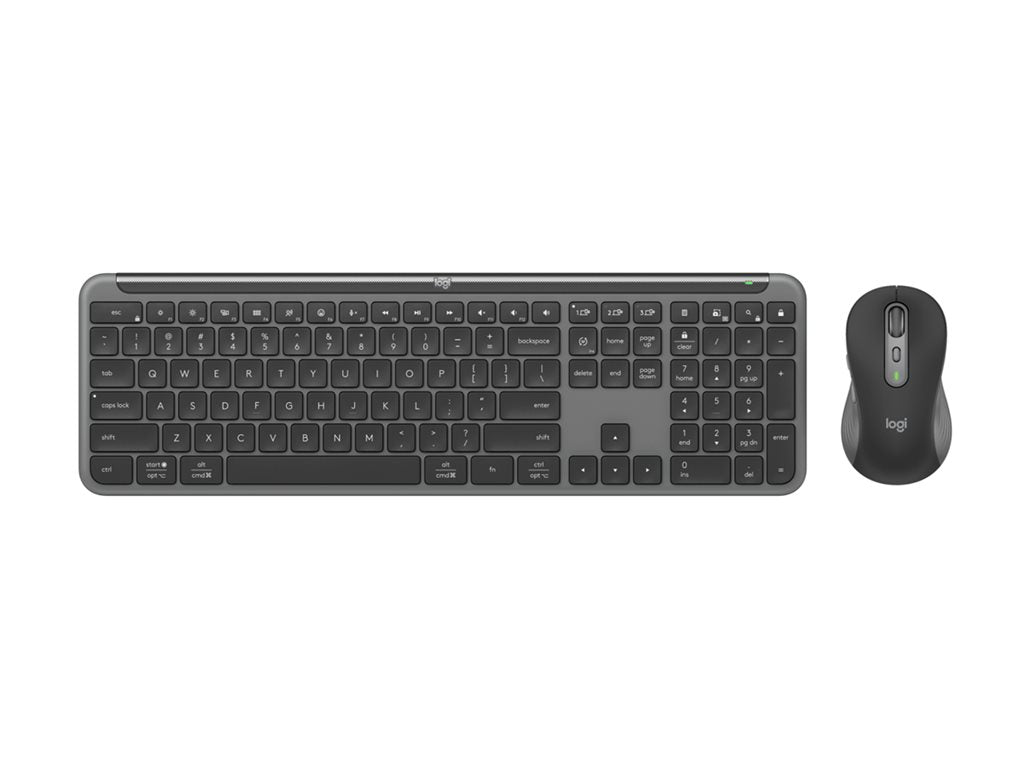 Logitech Signature MK955 Slim Combo for Business - Keyboard and mouse set - wireless - Bluetooth 5.1 LE 920-012427