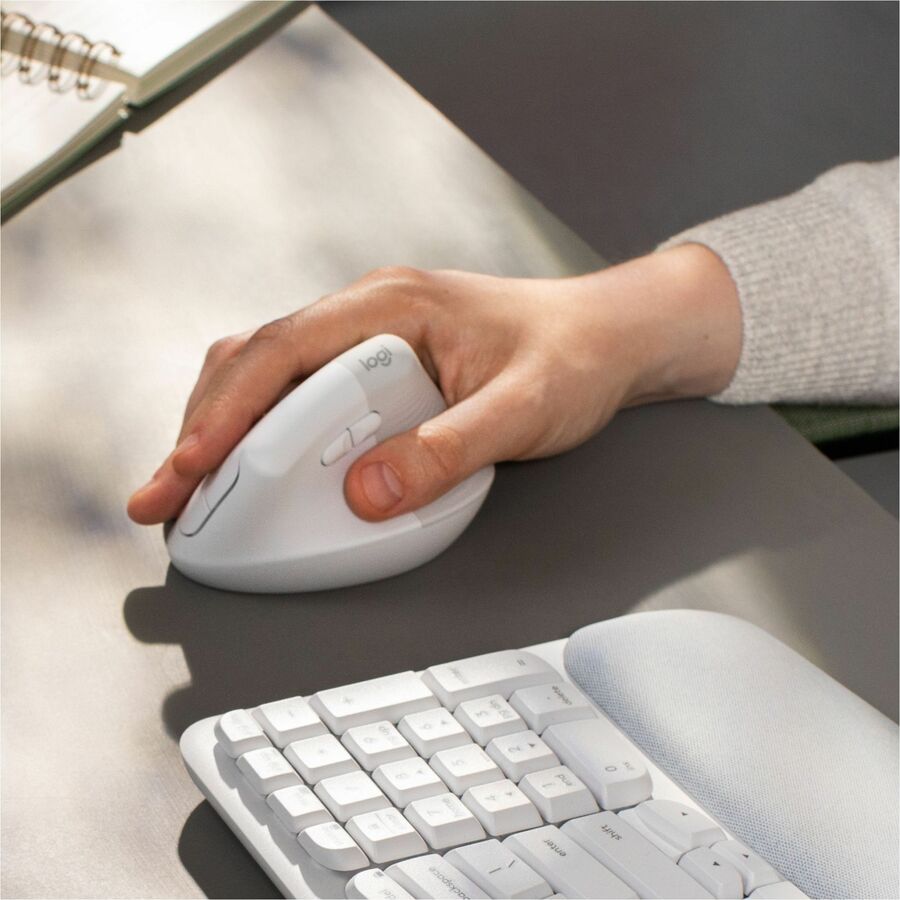 Logitech Wave Keys Keyboard - Wireless Connectivity - Bluetooth - 32.81 ft - USB