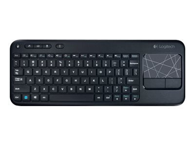 Logitech Wireless Touch Keyboard K400 - Keyboard - wireless - 2.4 GHz - French