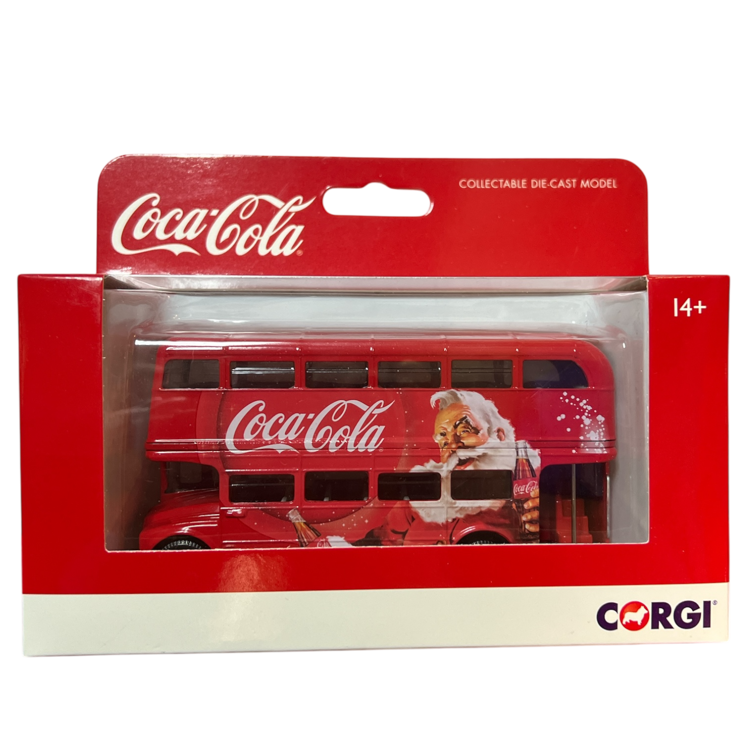 London Double Decker Bus - Coca Cola Santa