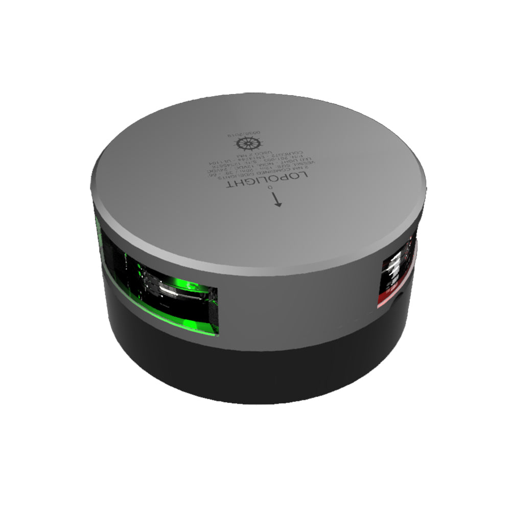 Lopolight Series 201-003 - Starboard &amp; Port Sidelight - 2NM - Horizontal Mount -