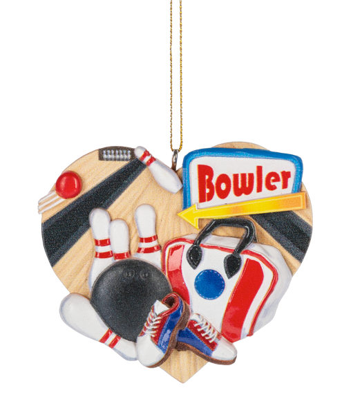Love Bowling Ornament