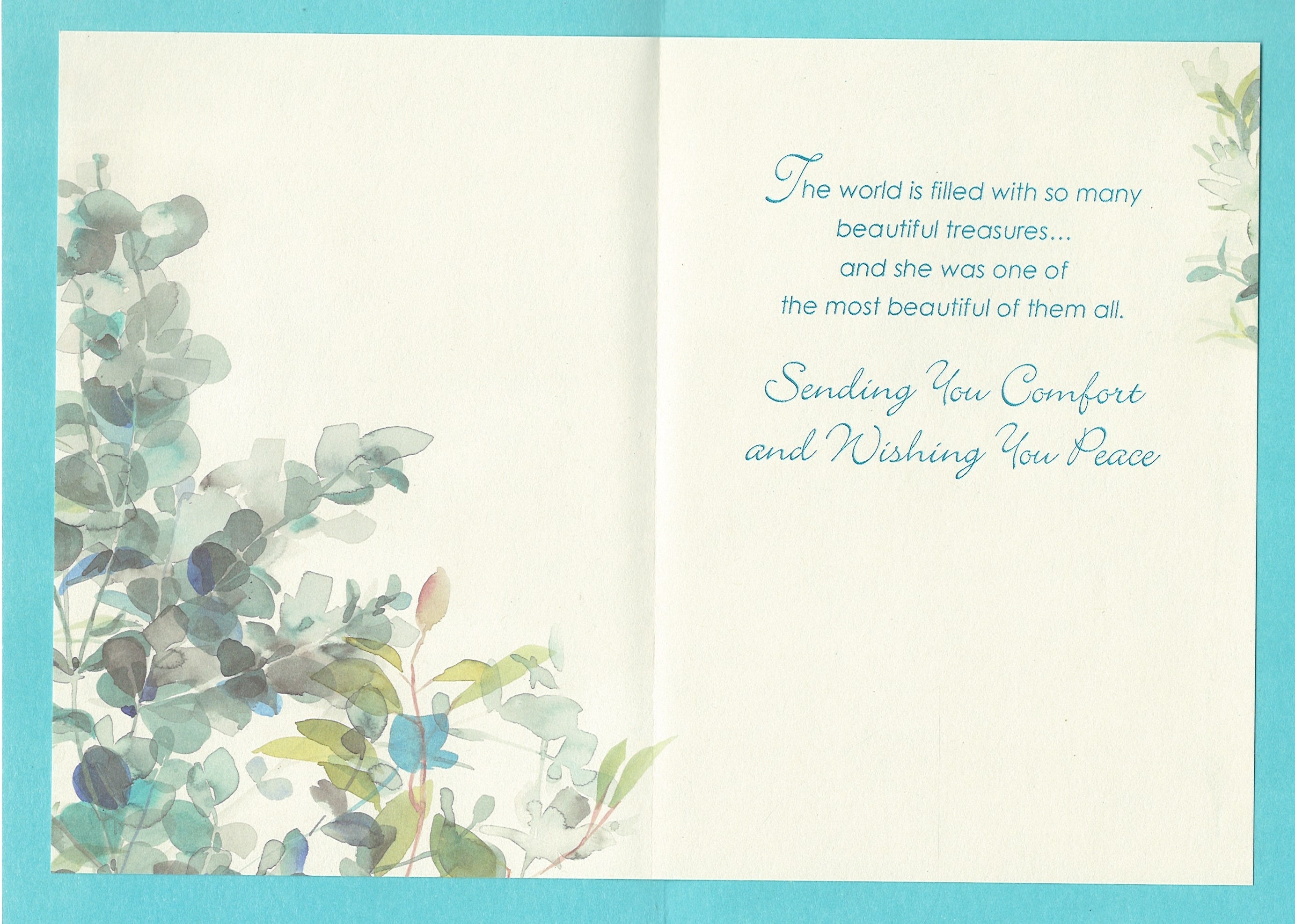 Loved and Remembered Sympathy Card