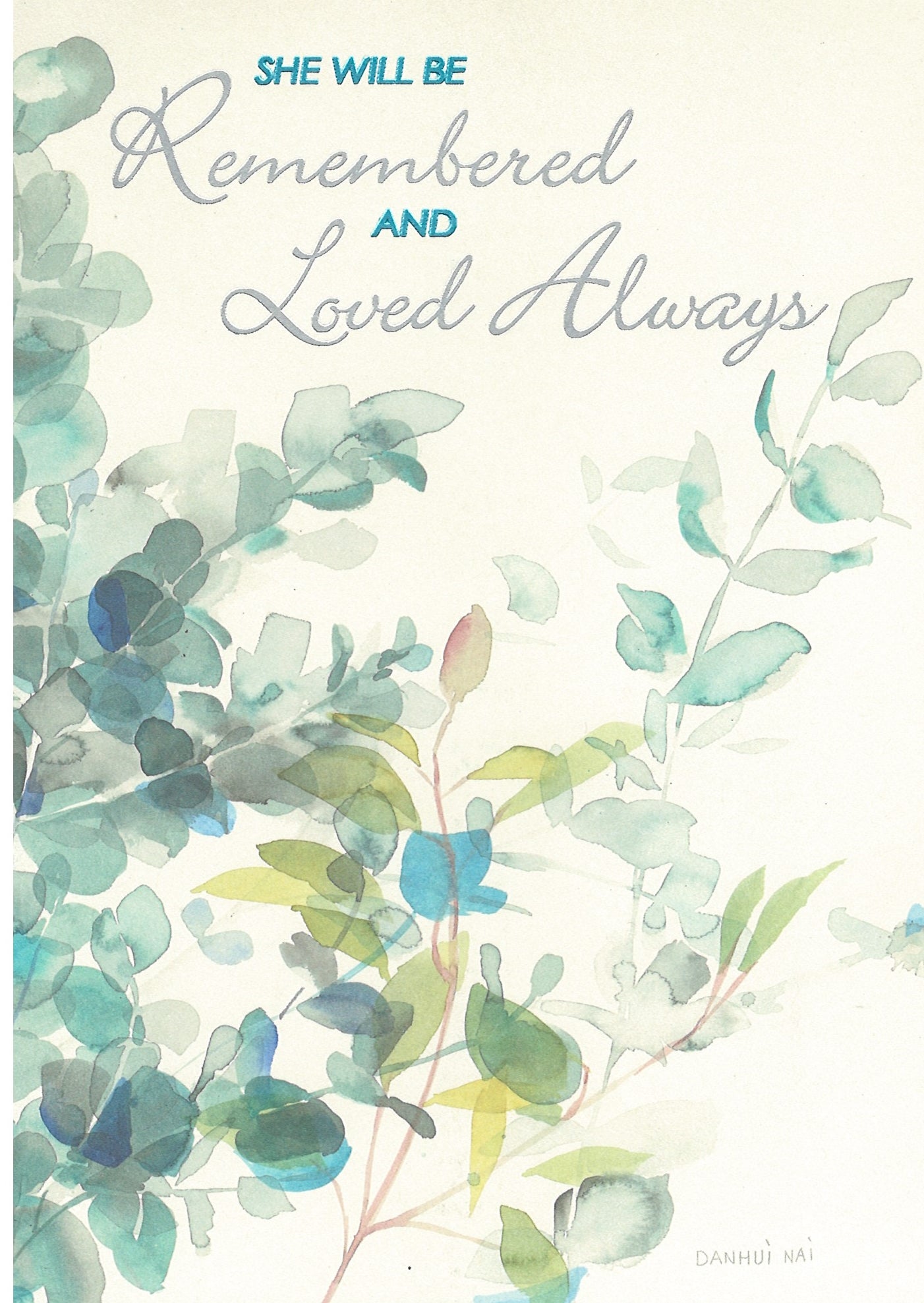 Loved and Remembered Sympathy Card