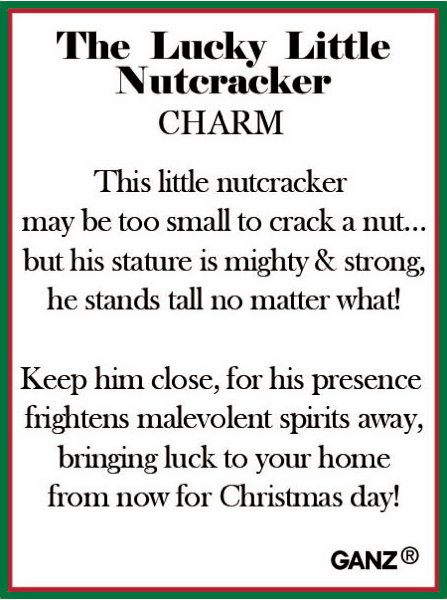 Lucky Little Nutcracker Charm - Green