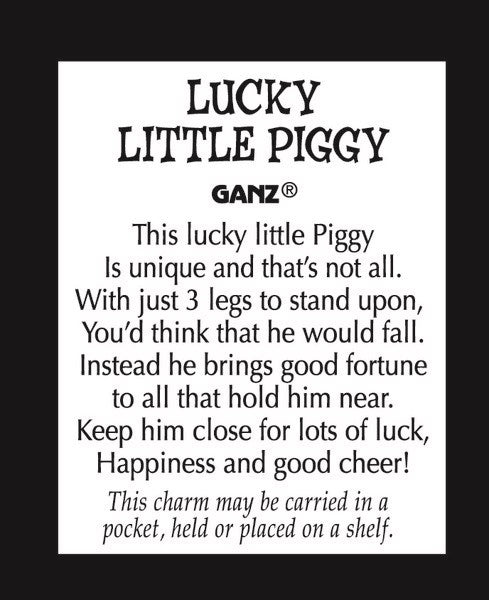 Lucky Little Piggy Charm