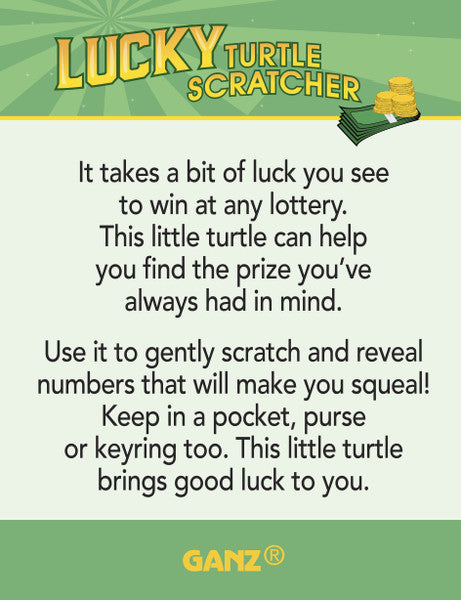 Lucky Turtle Scratchers Charms
