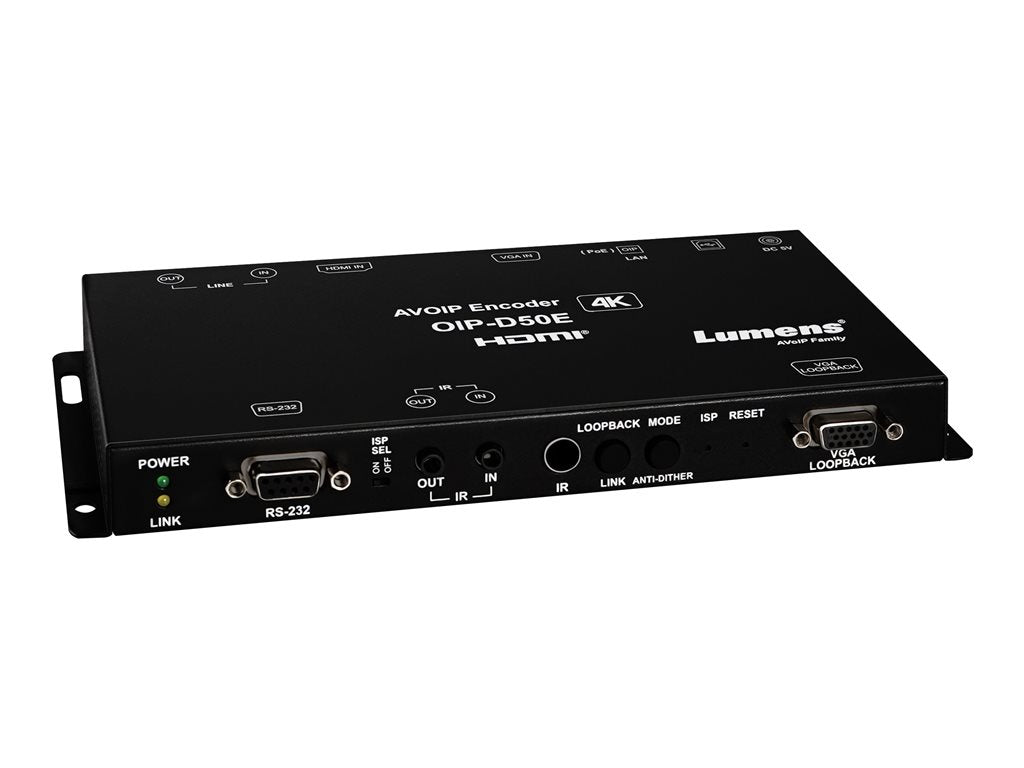 Lumens OIP-D50E - Audio/video over IP encoder