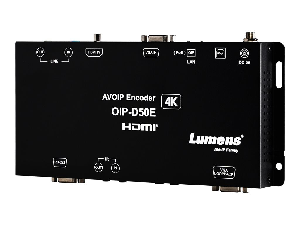 Lumens OIP-D50E - Audio/video over IP encoder