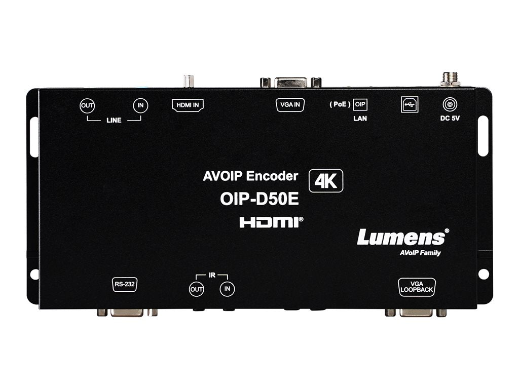 Lumens OIP-D50E - Audio/video over IP encoder