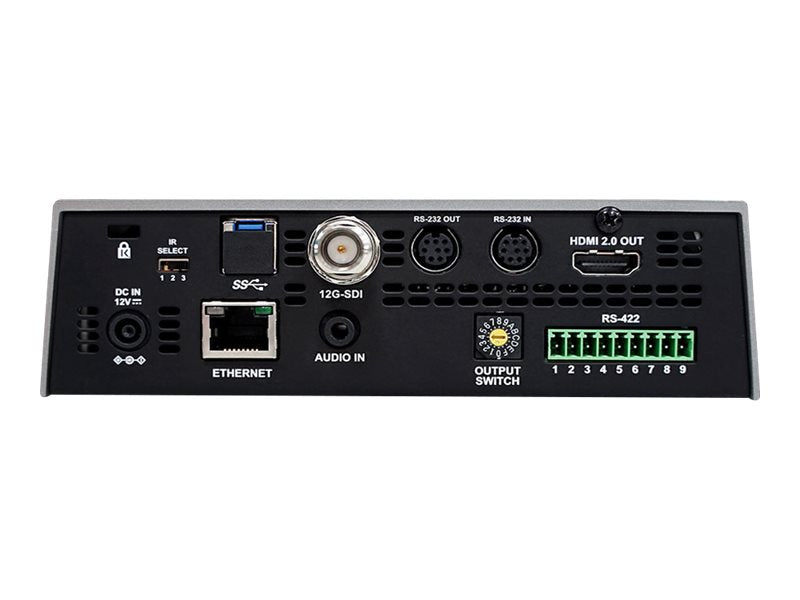 Lumens VC-A71PB - Conference camera - PTZ - color - 8 MP - audio - HDMI, 12G-SDI - LAN 10/100 - H.264, H.265 - DC 12 V /