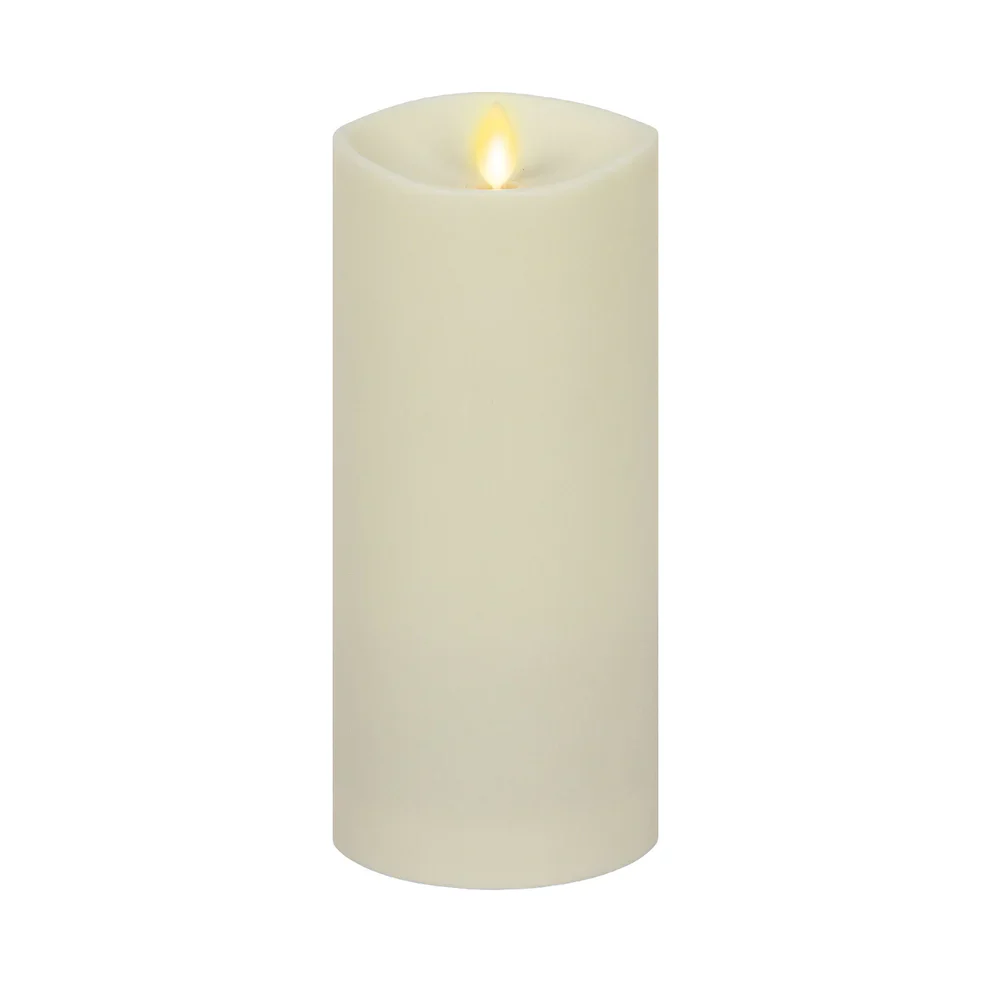 Luminar Moving Flame Outdoor Pillar Candle