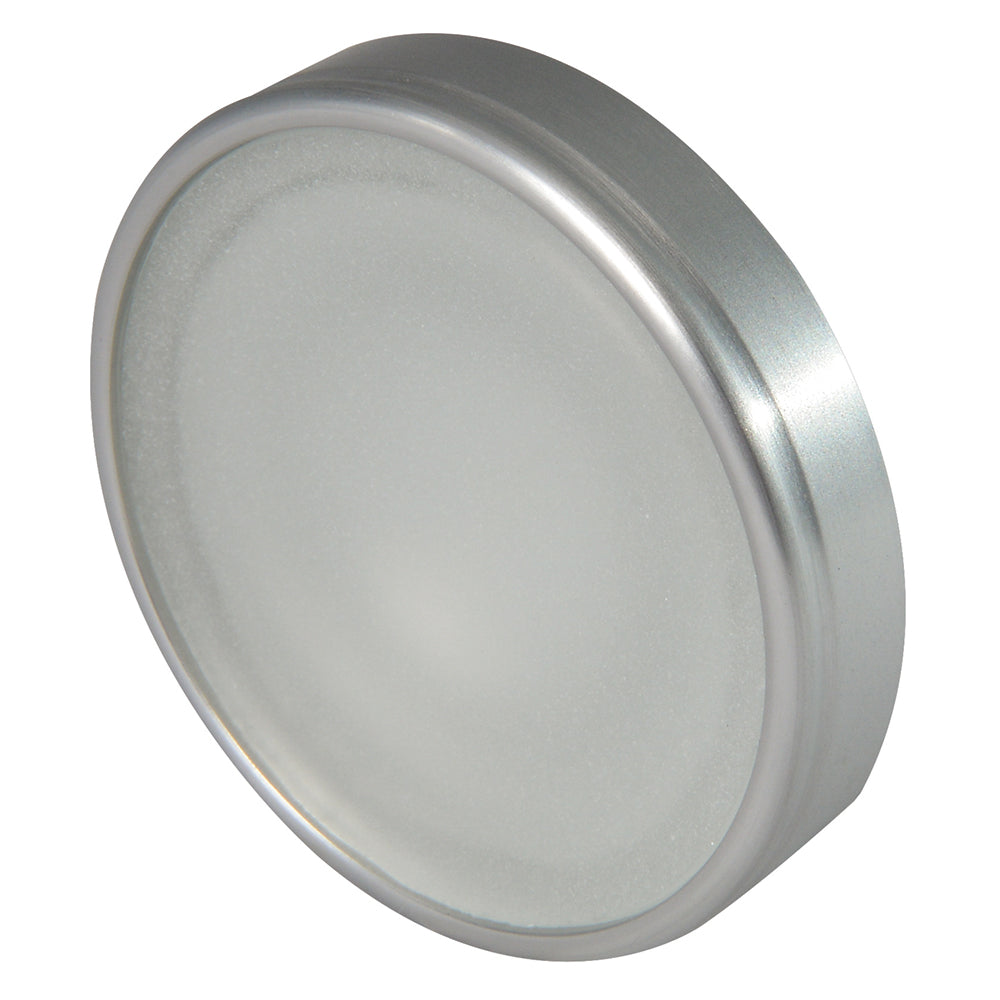 Lumitec Halo - Flush Mount Down Light - Brushed Finish - 4-Color White/Blue/Red/Purple