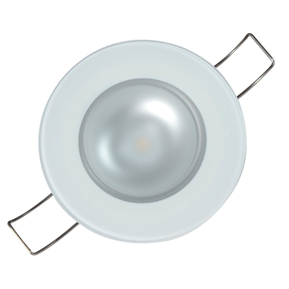 Lumitec Mirage - Flush Mount Down Light - Glass Finish/No Bezel - 4-Color Red/Blue/Purple